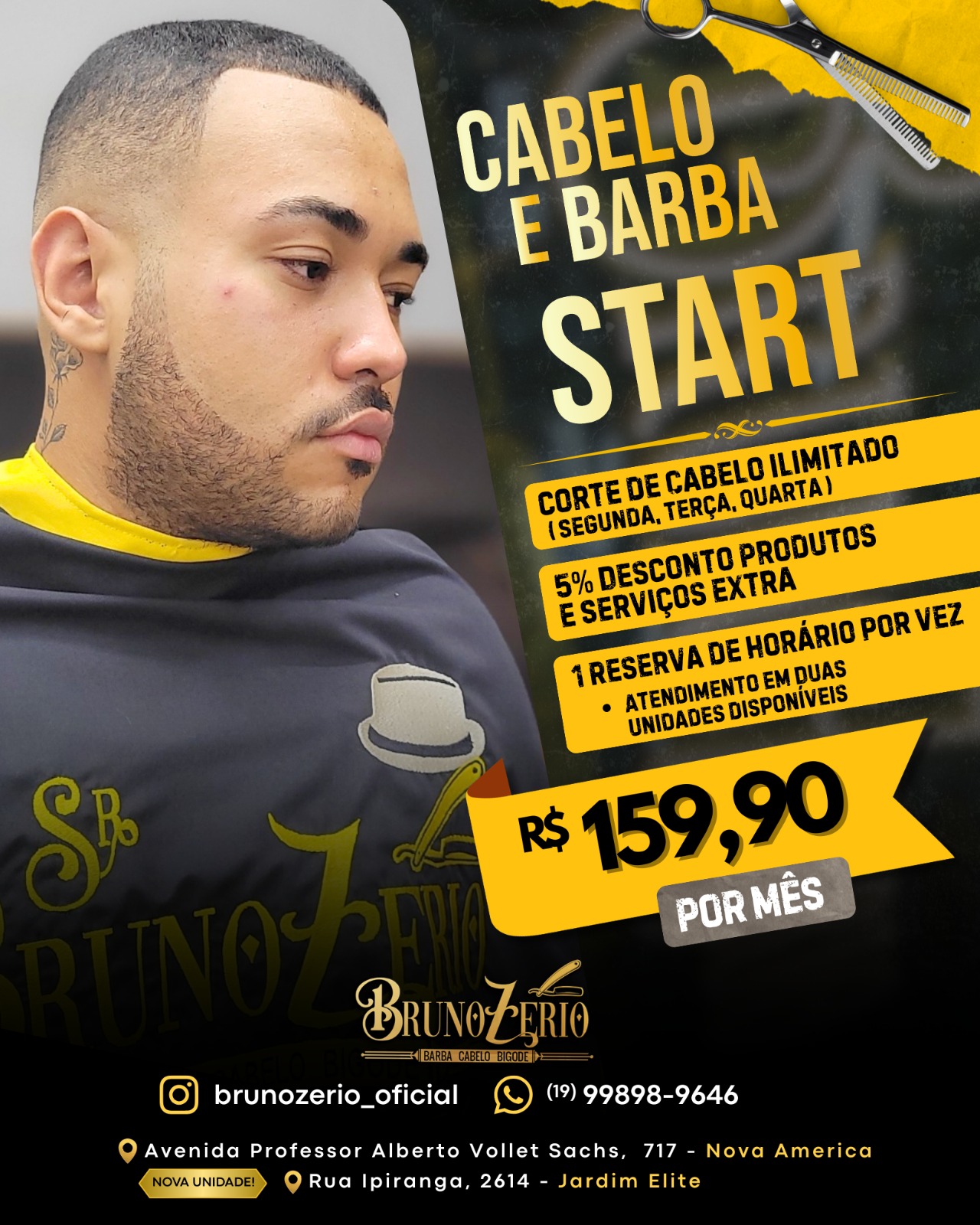 Cabelo e Barba Start